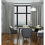 Grey Slate Blackout Natural Curtains