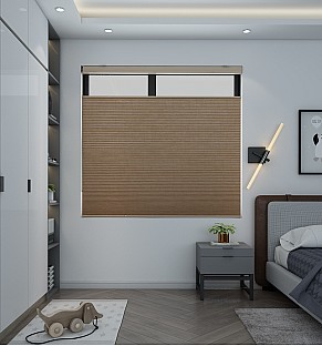 Grain Sandcastle Blackout Honeycomb Blind