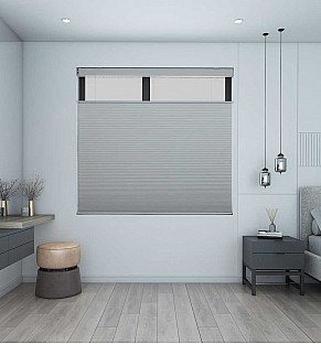  Light Grey Blackout Honeycomb Blind