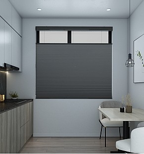  Slate Blackout Honeycomb Blind