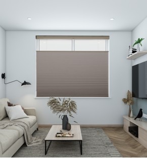 Taupe Blackout Honeycomb Blind