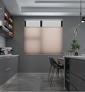 Bisque Sunfiltering Honeycomb Blind