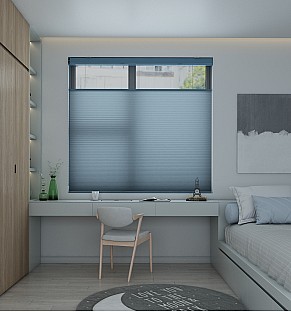 Dark Denium Sunfiltering Honeycomb Blind