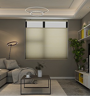 Grain Chino Sunfiltering Honeycomb Blind