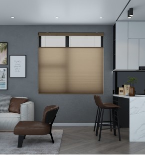 Mink Sunfiltering Honeycomb Blind