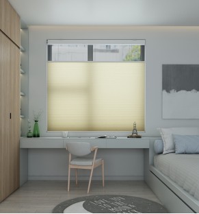 Warm Apricot Sunfiltering Honeycomb Blind