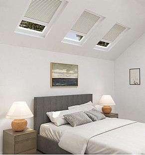  Eggshell Cream Blackout Skylight Blind