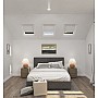 Offwhite Cloud Blackout Skylight Blind