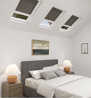  Olivish Gray Blackout Skylight Blind