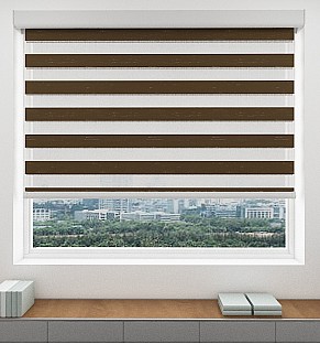 Brown Stucco Blackout Vision Blind