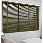 Bamboo Deluxe Moss Green  Wooden Blind