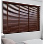 Bamboo Deluxe Polished Bark  Wooden Blind