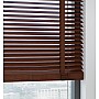 Bamboo Deluxe Polished Bark  Wooden Blind