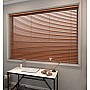 Autumn Scratched Bamboo Wooden Blind