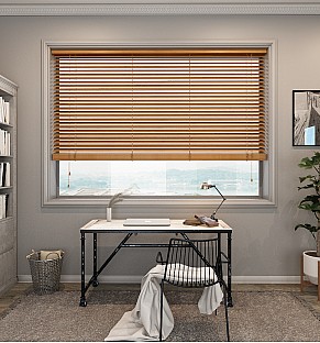 Golden Flow Bamboo Wooden Blind