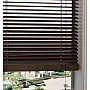 Scolded Brown Bamboo Wooden Blind