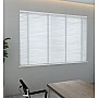 Basswood Deluxe - Marshmellow White Wooden Blind