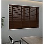 Basswood Deluxe -Tapanade  Wooden Blind