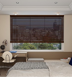 Tapanade Basswood Wooden Blind