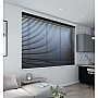 Distinct Graphite Paulownia Wooden Blind