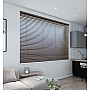 Forest Brown Paulownia Wooden Blind