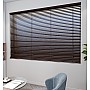 Wavy Caramel Pine Wooden Blind