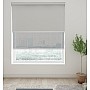 Blackout AshBlue/Screen Baltic - Double Roller Blind