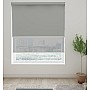 Blackout Grey/Screen Grey - Double Roller Blind