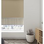 Blackout Beige/Screen Pebble - Double Roller Blind