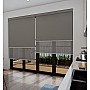 Blackout Bison/Warm Grey - Double Roller Blind