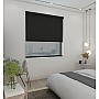 Blackout Black/Screen Black Ash - Double Roller Blind