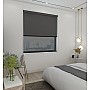 Blackout Dark Grey/Screen Black Grey - Double Roller Blind