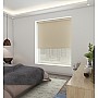 Blackout Sesame/Screen Biscuit - Double Roller Blind