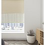 Blackout Sesame/Screen Biscuit - Double Roller Blind