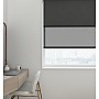 Blackout Slate/Screen New Slate - Double Roller Blind