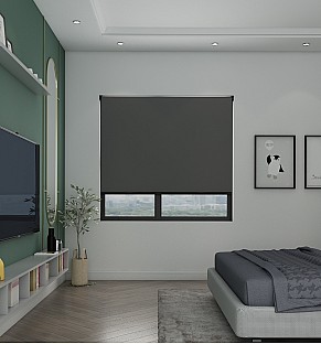 Dark Grey Dawn - Roller Blind