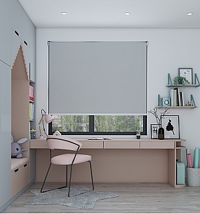 Soft Grey Dawn - Roller Blind